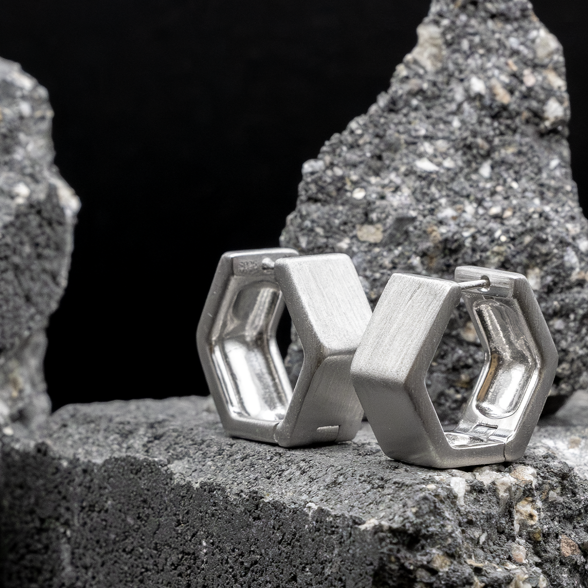 Hexagonal Universe Earrings